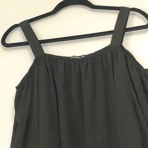Black Flute Sleeve Blouse (Pre-Loved)